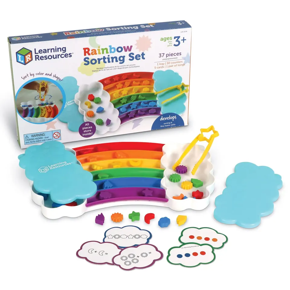 Learning Resources Regenbogen Sortierset 37-teilig ab 3