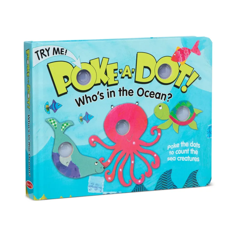 Melissa & Doug Poke-a-Dot Who's in the Ocean Pappbilderbuch Meer