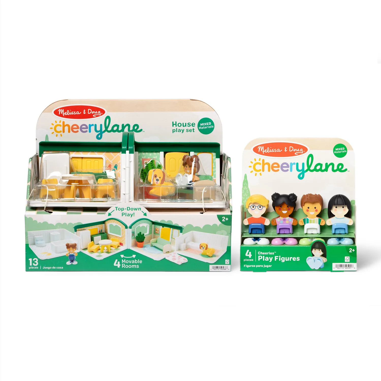 Melissa & Doug Cheery Lane Neighborhood Puppenhaus Spielset