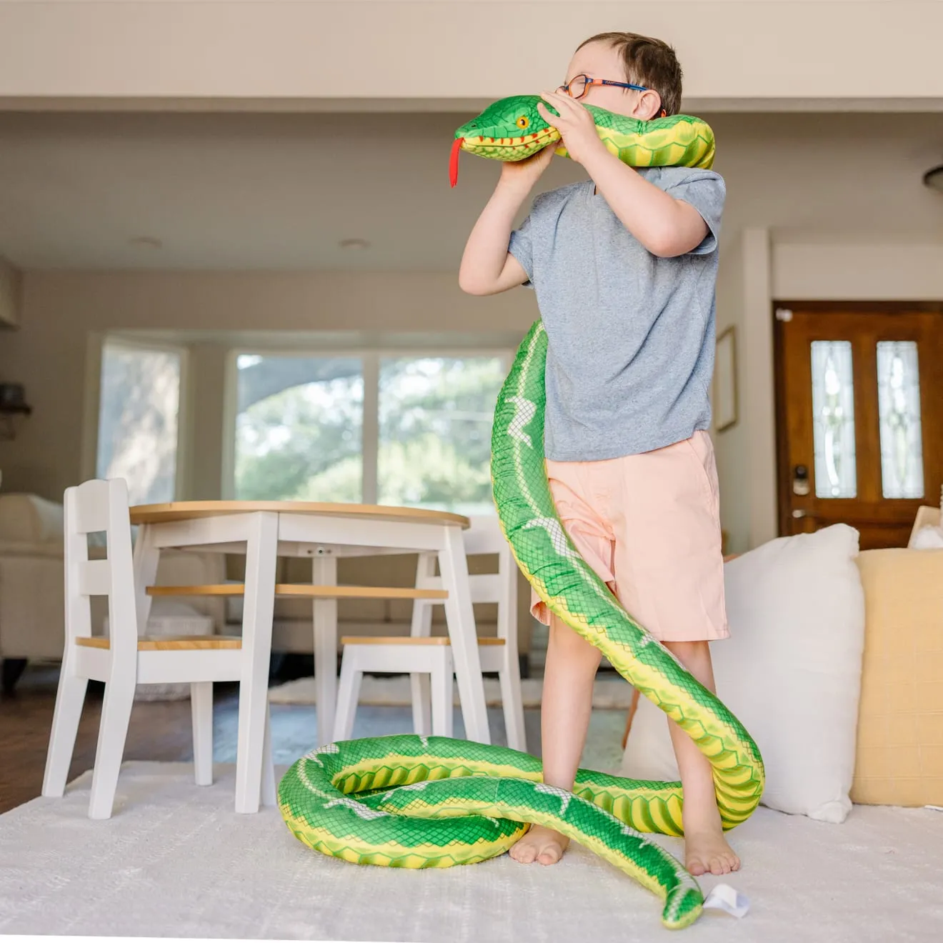 Melissa & Doug Snake Jumbo Kuscheltier Schlange 4m weich