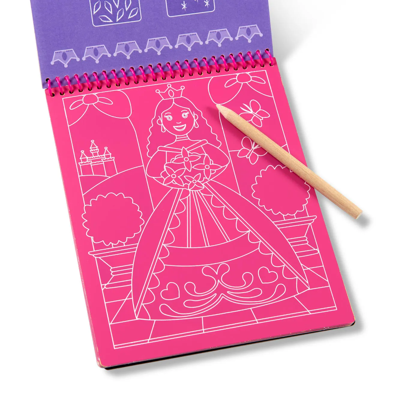 Melissa & Doug On the Go Scratch Art Fairy Tales Kratzblock