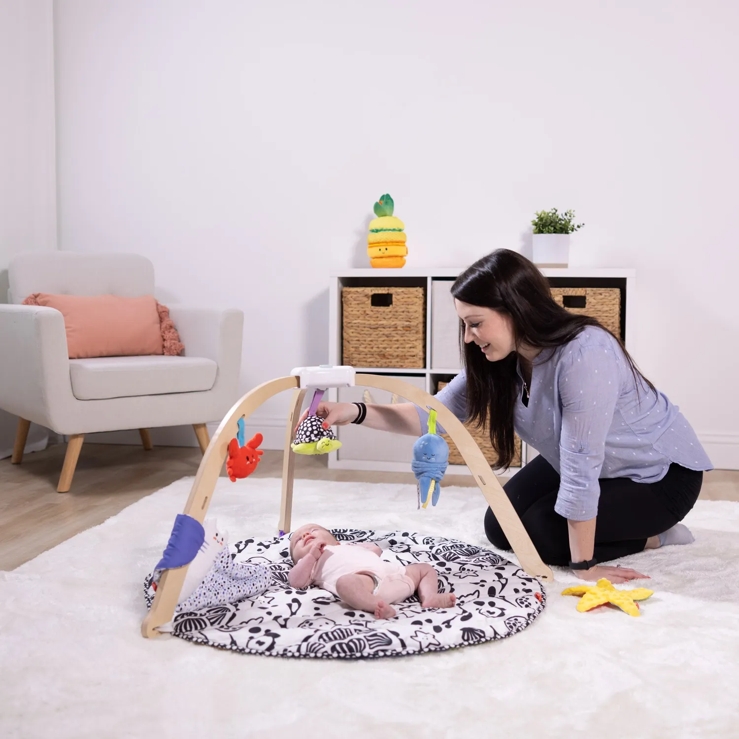 Melissa & Doug Ocean Easy-Fold Spielbogen Baby Ozean