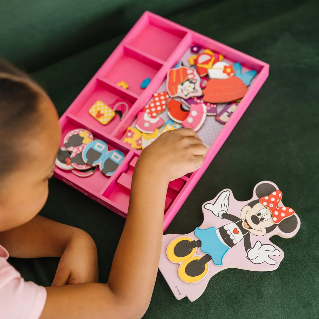 Melissa & Doug Disney Minnie Magnetpuppe Anziehspiel 35 Teile ab 3 Jahren