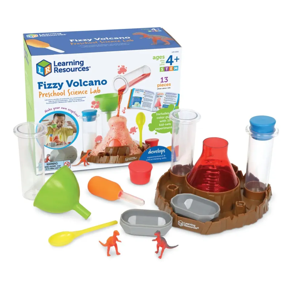 Learning Resources Blubbernder Vulkan Experimentierkasten 13-teilig
