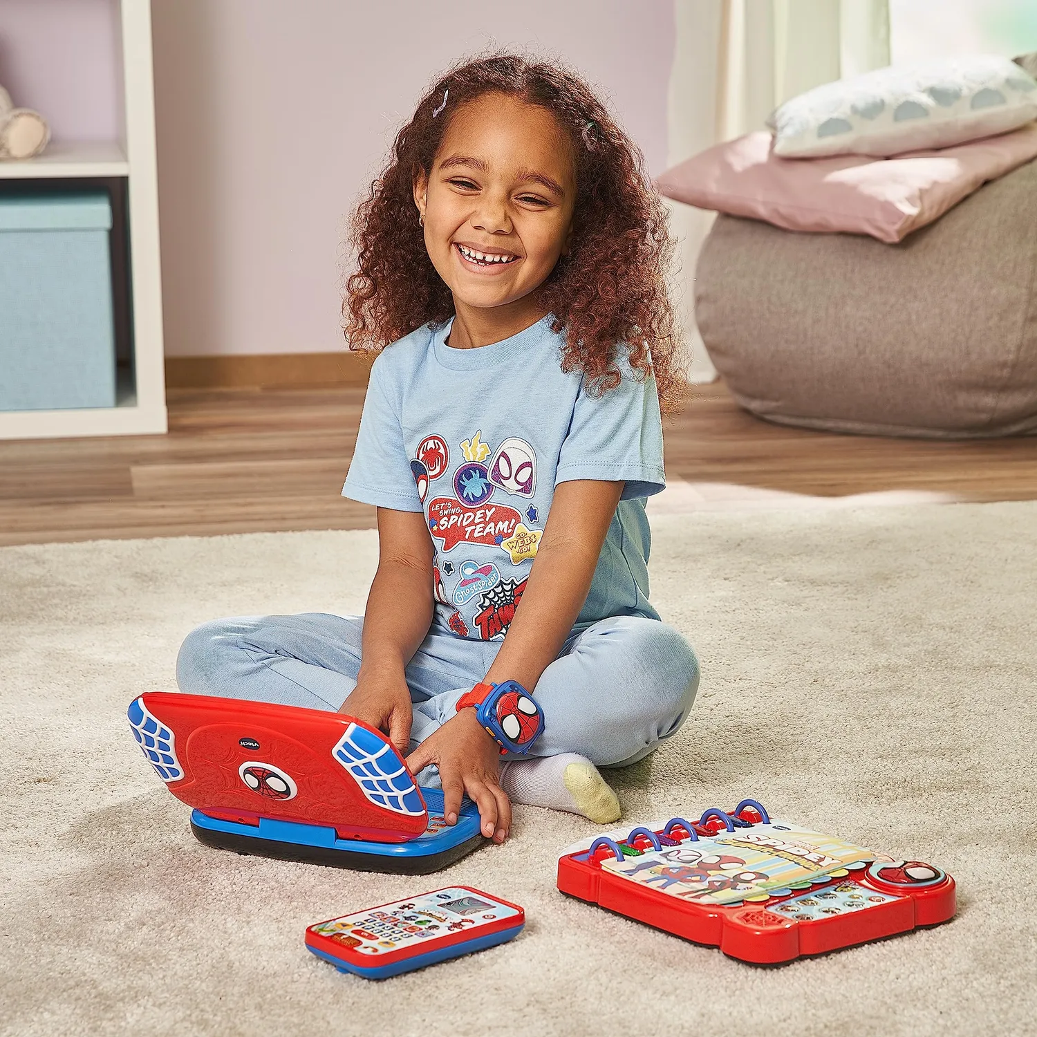 VTech Spidey Lernlaptop Kinderlaptop 3-6 Jahre QWERTZ