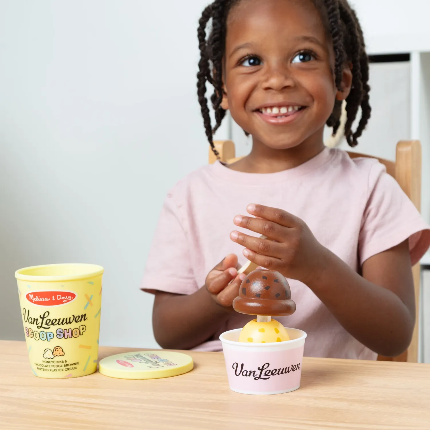 Melissa & Doug Van Leeuwen Eisdiele Holz Spielset Bundle