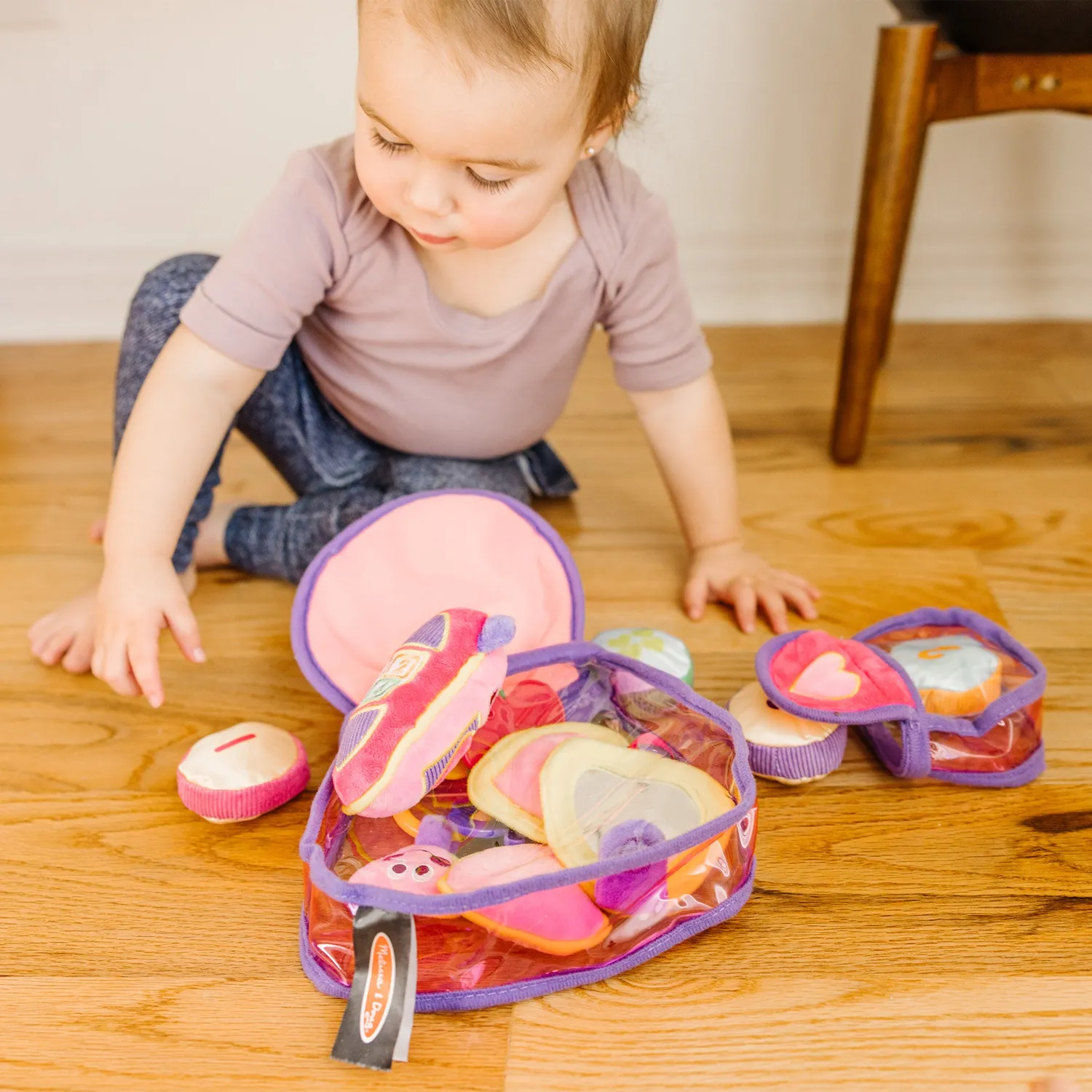 Melissa & Doug Pretty Purse Handtasche Stoffspielzeug 6-tlg