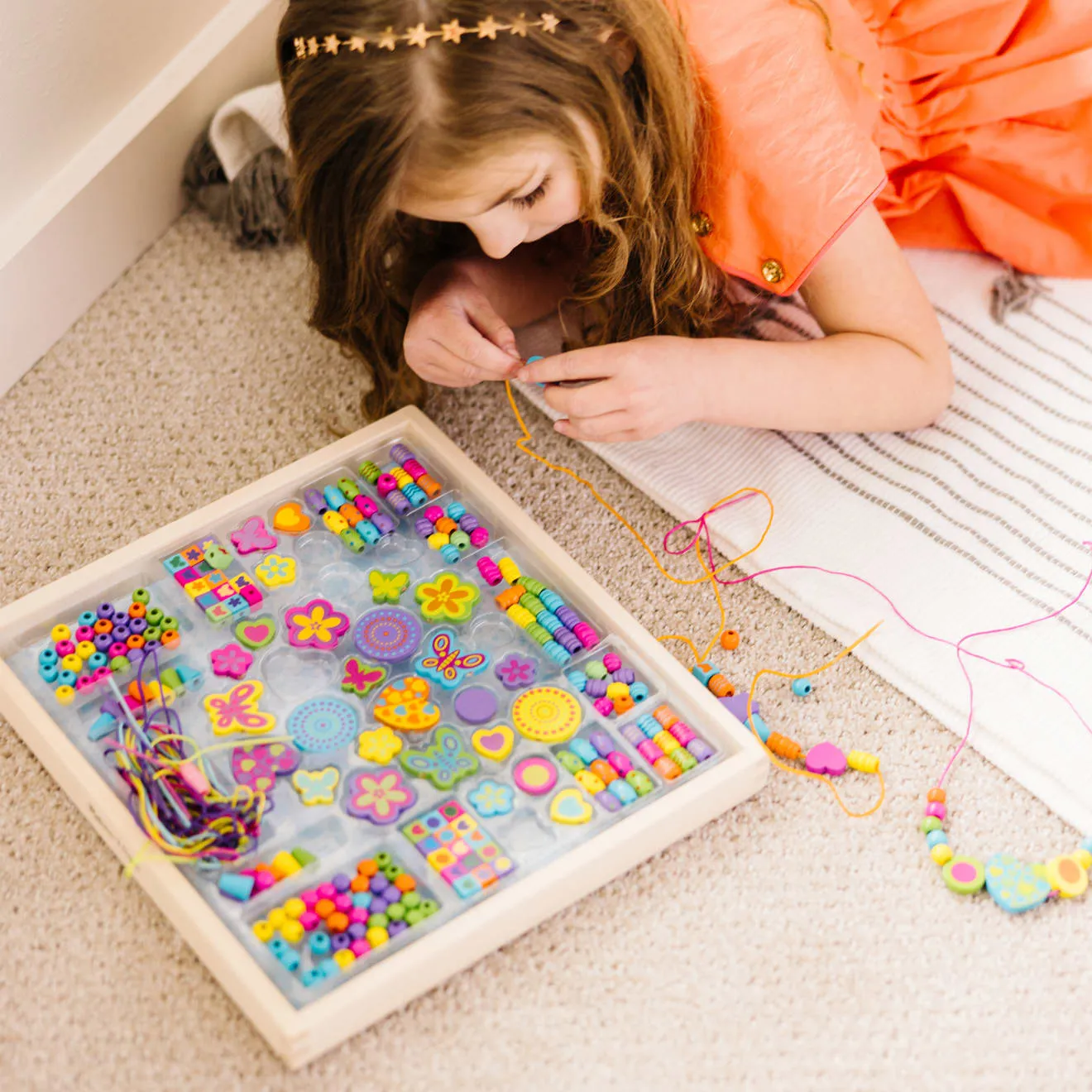 Melissa & Doug Bead Bouquet Holzperlen Set 220