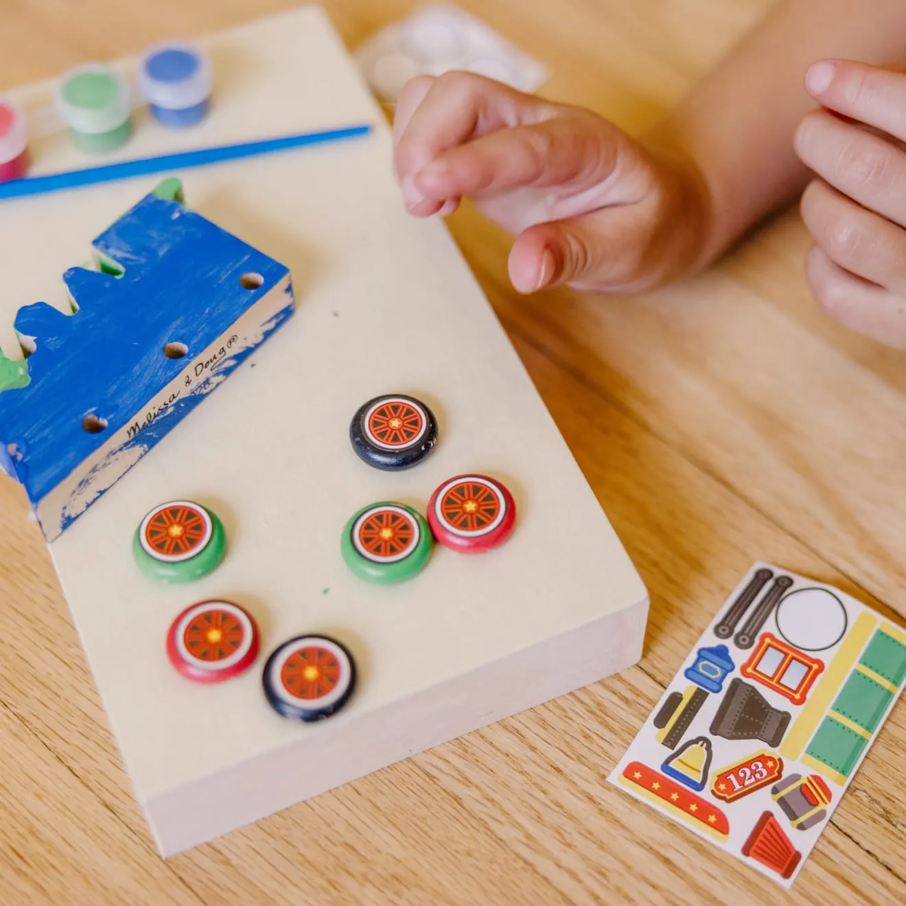 Melissa & Doug Created by Me Train Bastelset Holz Zug