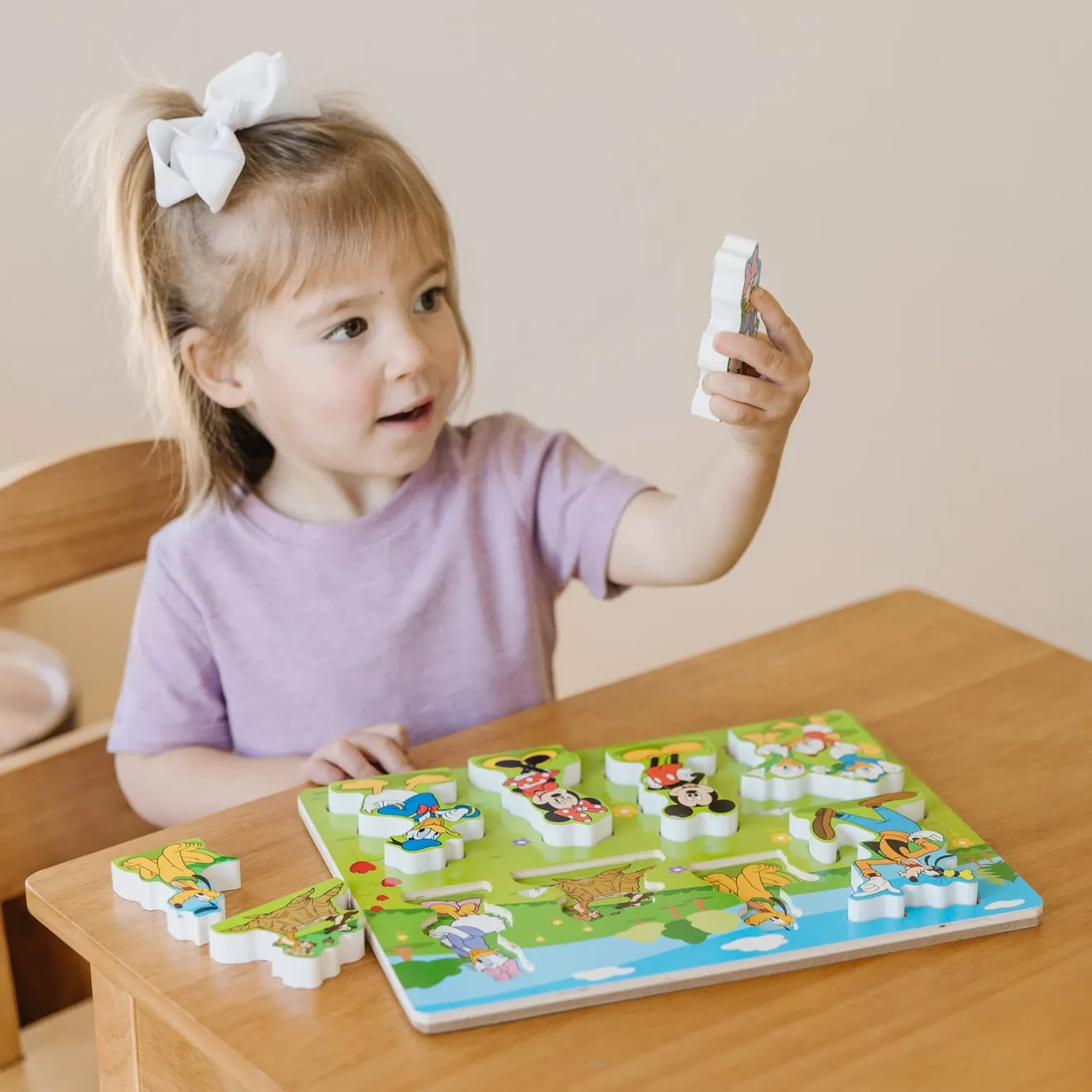 Melissa & Doug Disney Mickey Mouse Holzpuzzle 8 Teile ab 2 Jahre