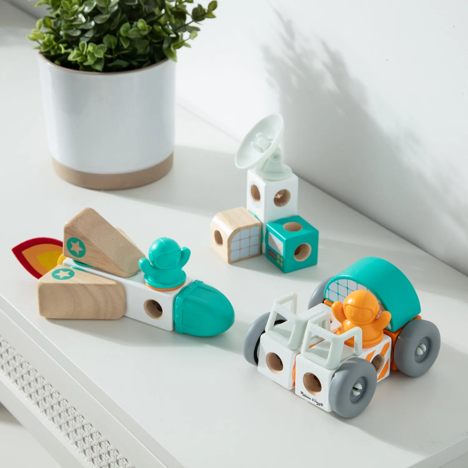 Melissa and Doug Blockables Space Bausteinset 38-teilig
