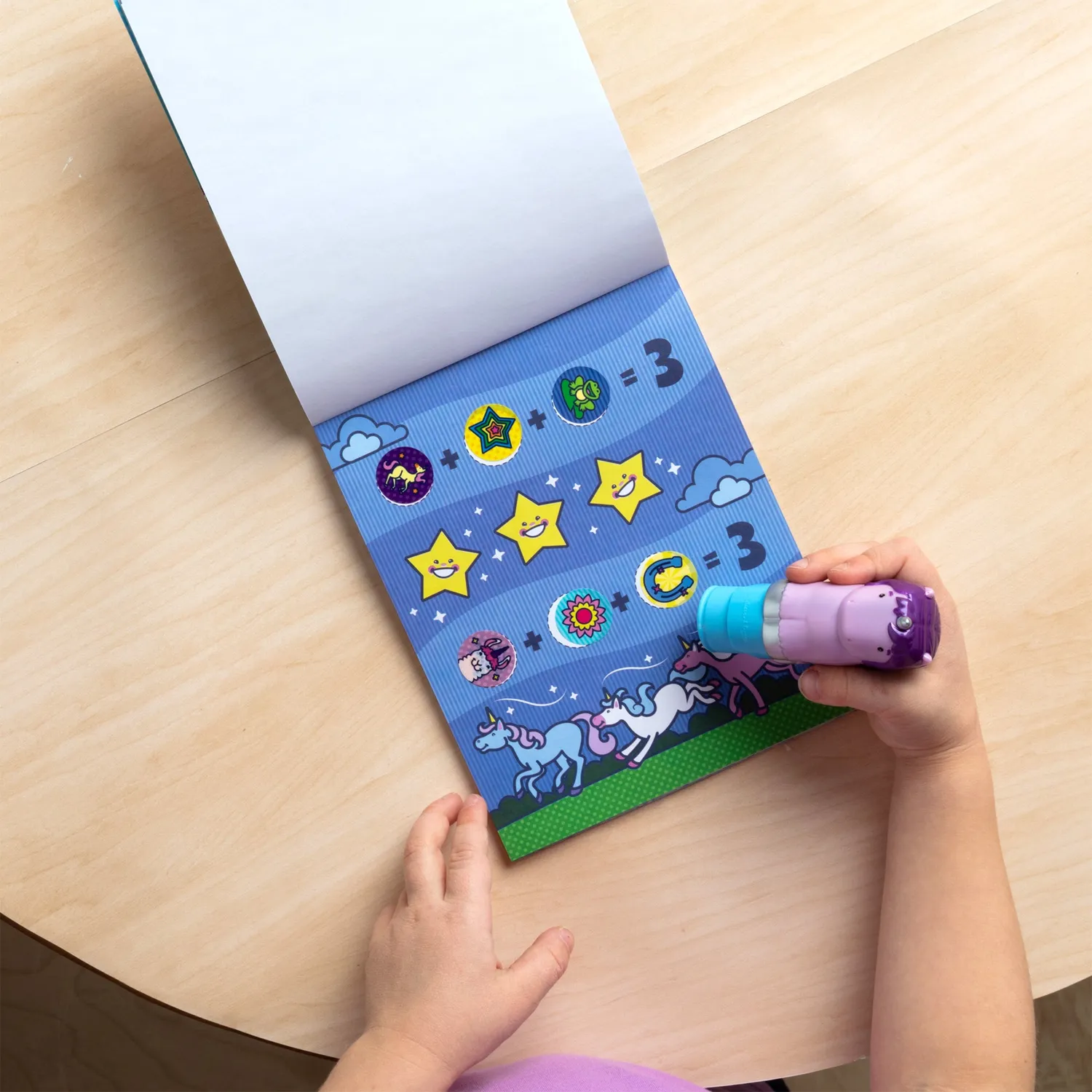 Melissa & Doug Sticker WOW! Stempel Einhorn Lila 324 Teile