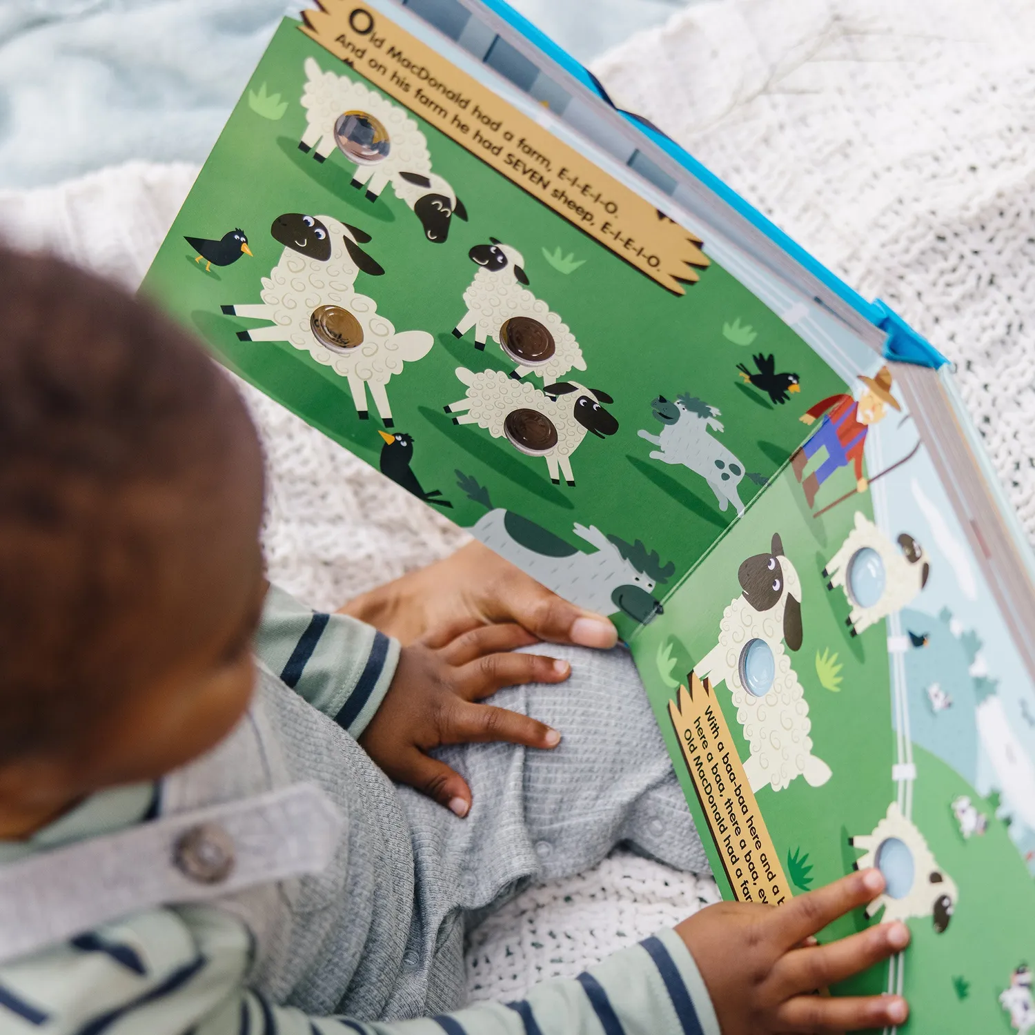 Melissa & Doug Poke-a-Dot Old MacDonald's Farm Pappbilderbuch Bauernhof