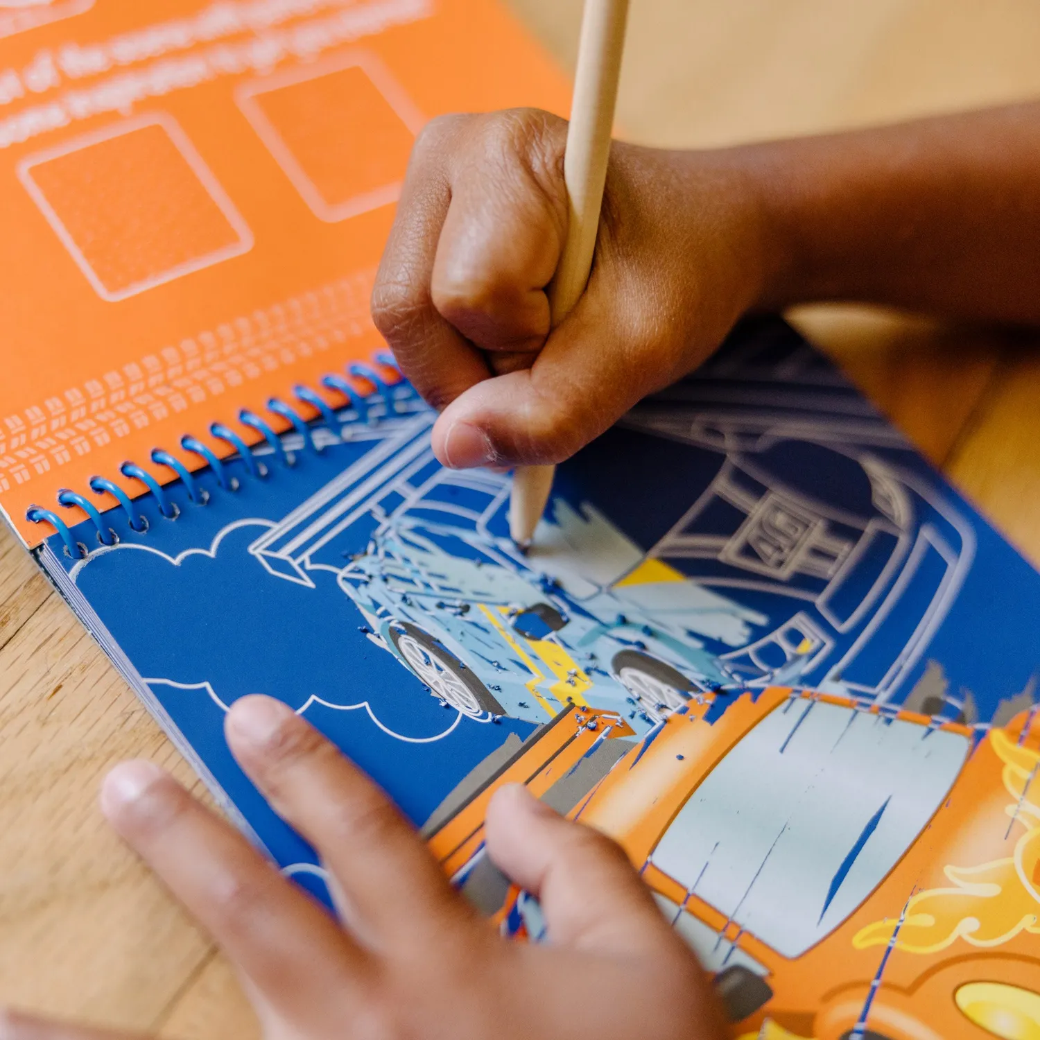 Melissa & Doug Vehicles Color-Reveal Kratzheft Fahrzeuge ab 3 Jahre