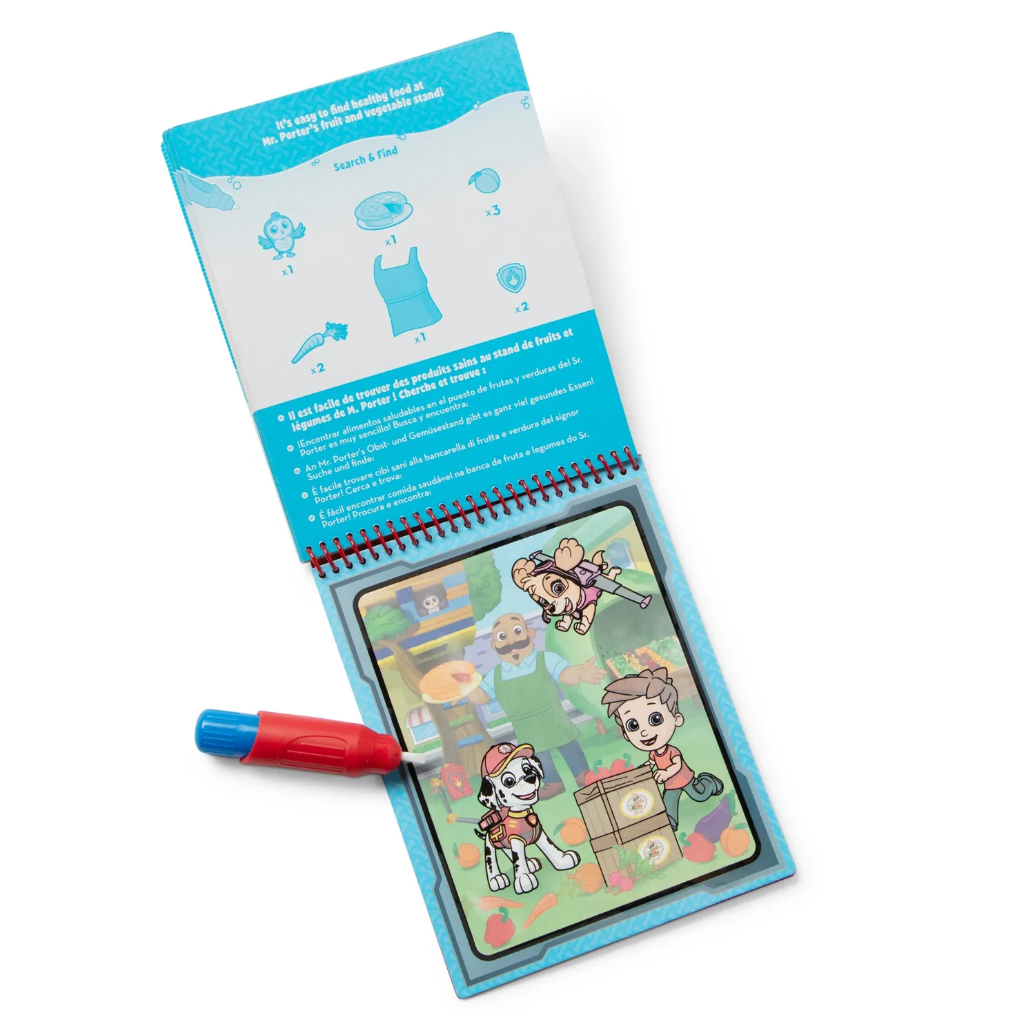 Melissa & Doug Water Wow Marshall Malbuch mit Wasserstift