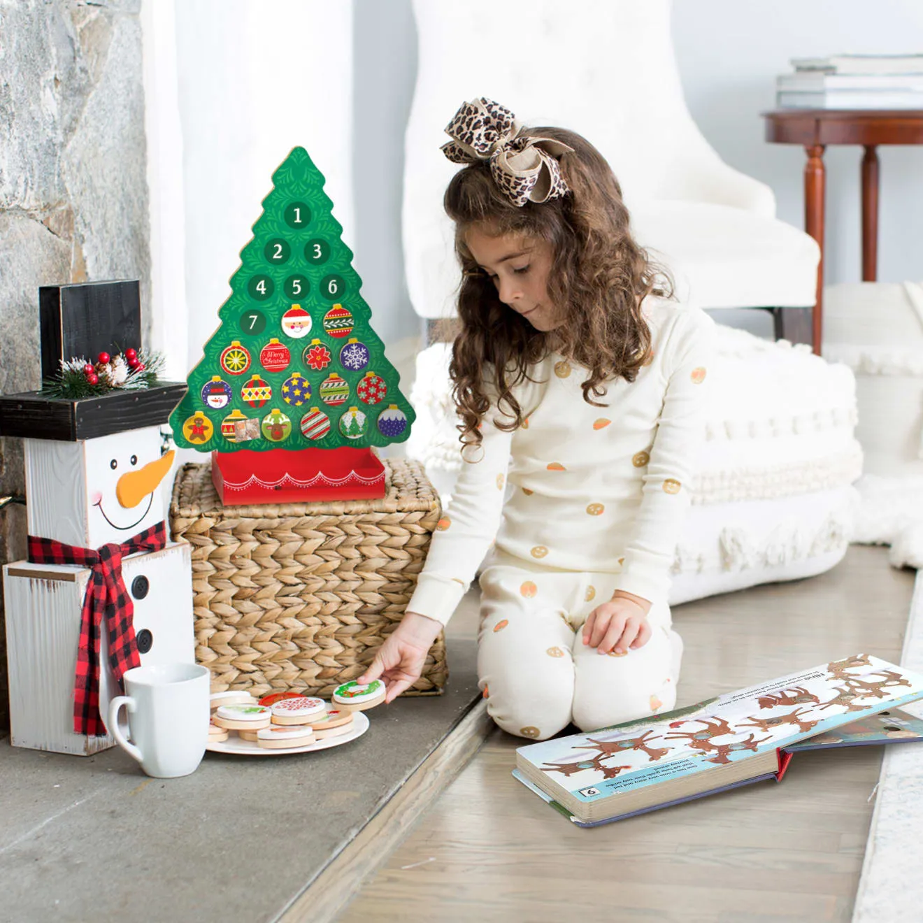Melissa & Doug Slice & Bake Weihnachtskekse Spielset Holz