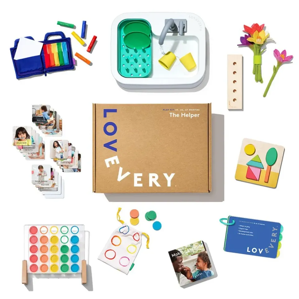 Lovevery Das Helfer-Set Spielset Deutsch für 2-Jährige
