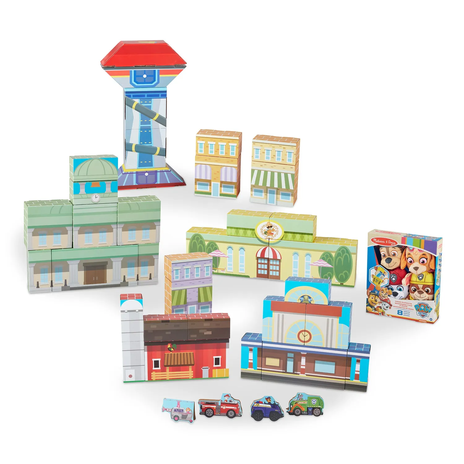 Melissa & Doug PAW Patrol Jumbo Pappbausteine 37-teilig