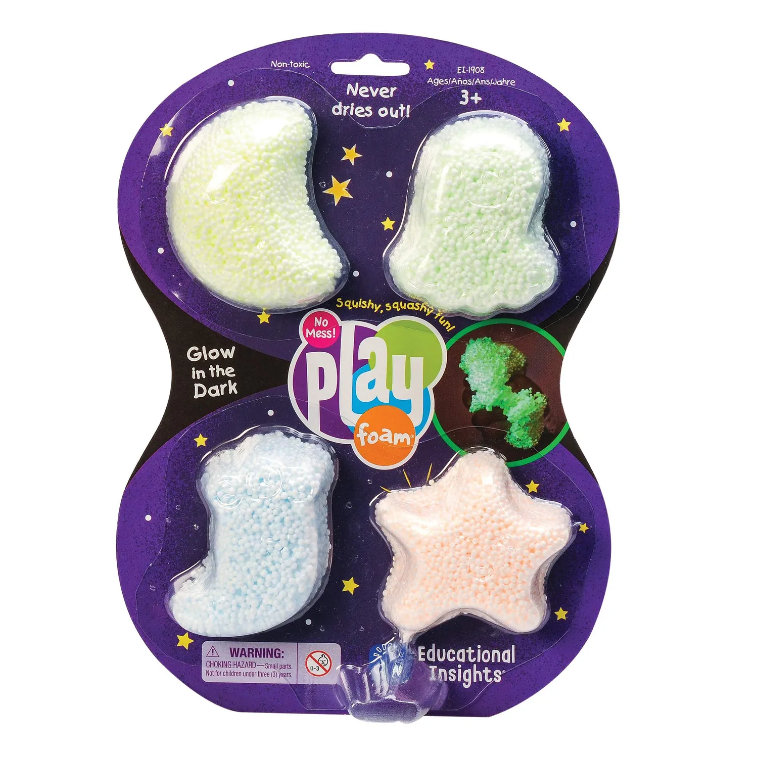 Learning Resources Playfoam Nachtleuchtend 8er-Pack Knete