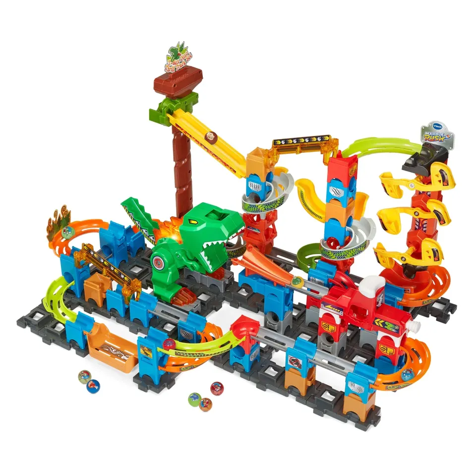 VTech Marble Rush Dino Adventures XL400 Murmelbahn 109-tlg.
