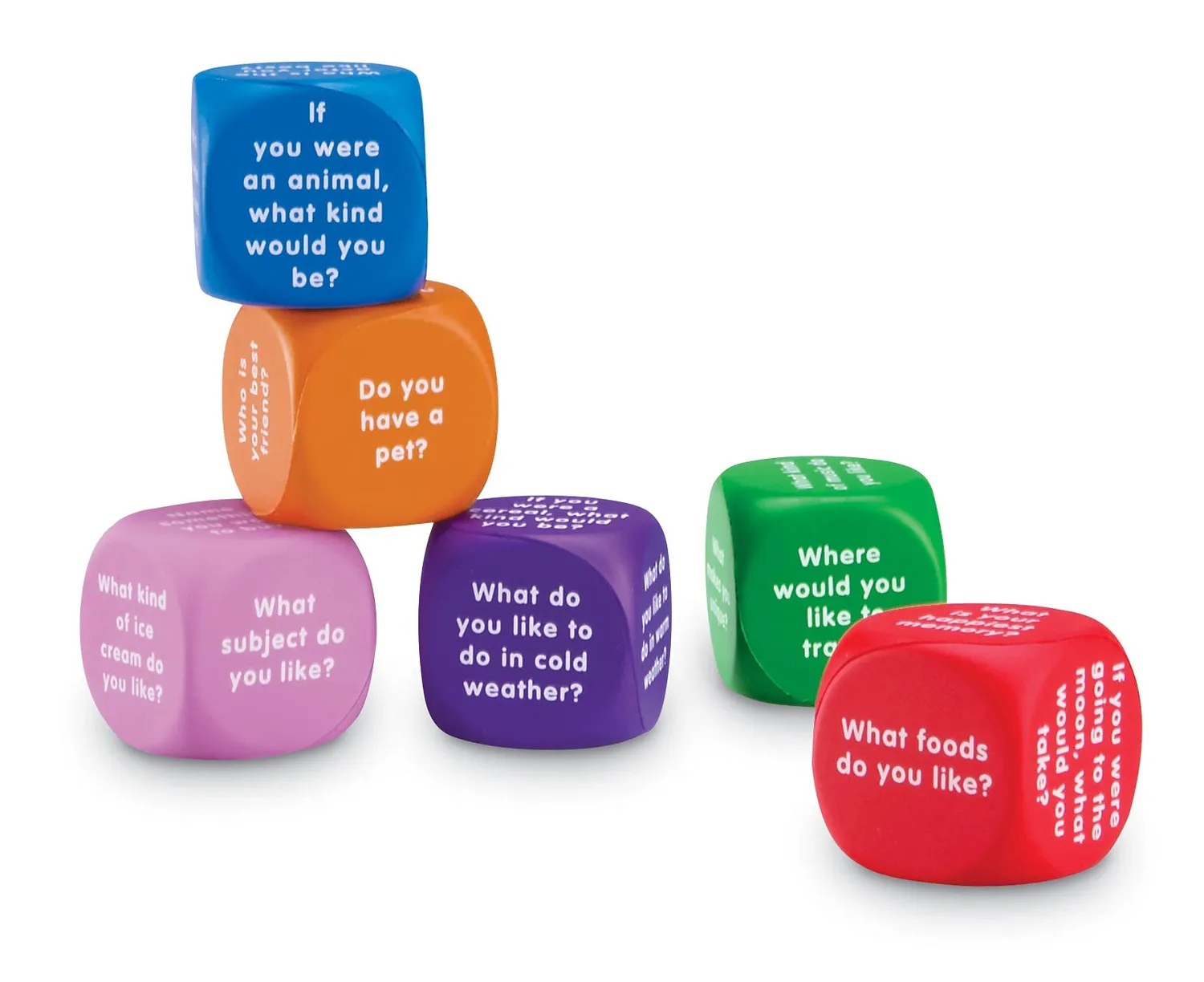 Learning Resources Konversation Bilderwürfel 6er-Set DaZ
