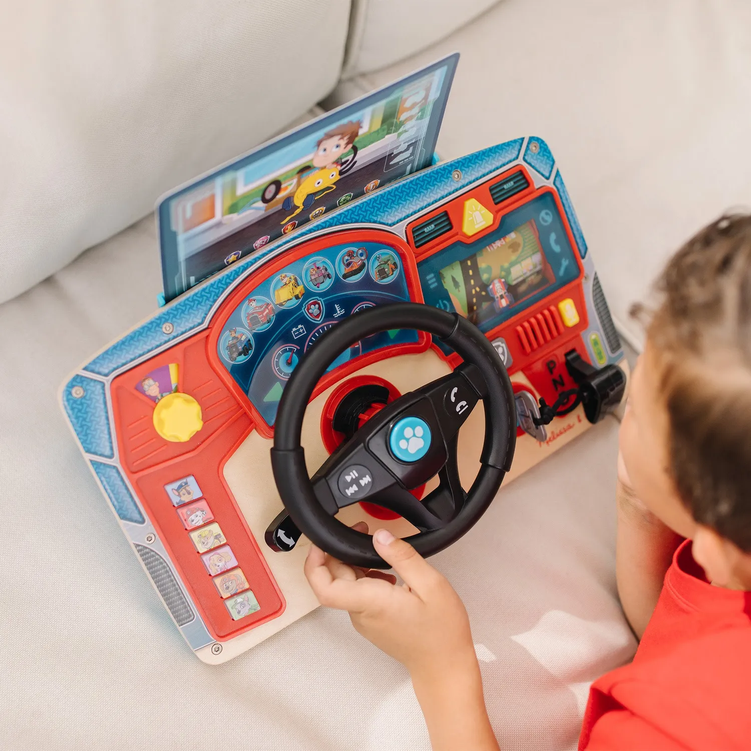 Melissa and Doug PAW Patrol Dashboard Holz Lenkrad