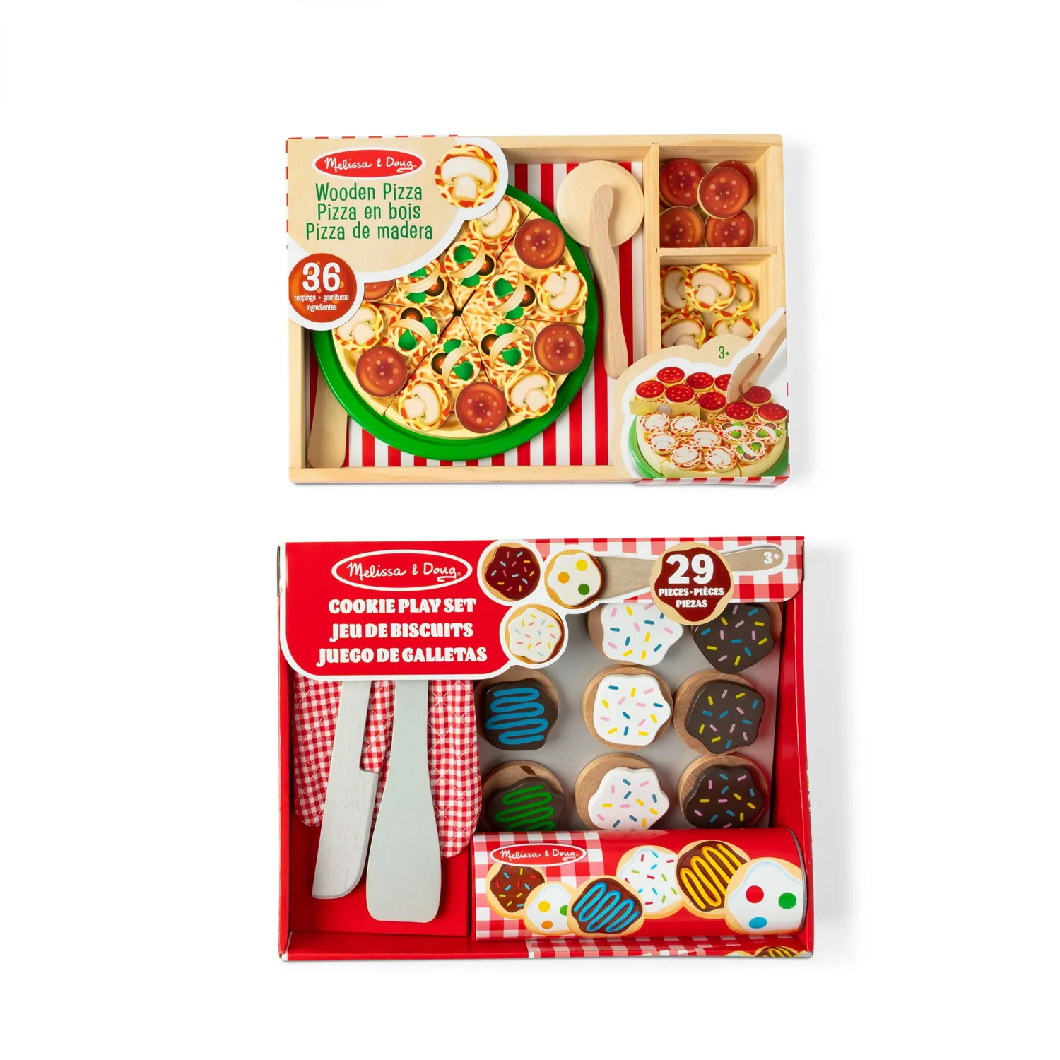 Melissa & Doug Pizza & Cookies Spielessen Holz Bundle