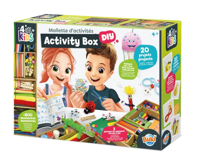 Buki France FK003 Bastelbox 800-teilig ab 4 Jahren mit Anleitung