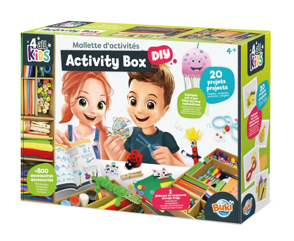Buki France FK003 Bastelbox 800-teilig ab 4 Jahren mit Anleitung