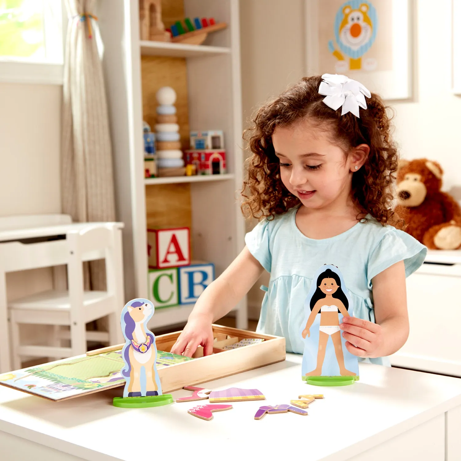 Melissa & Doug Princess Magnetspiel Anzieh Set 37-tlg