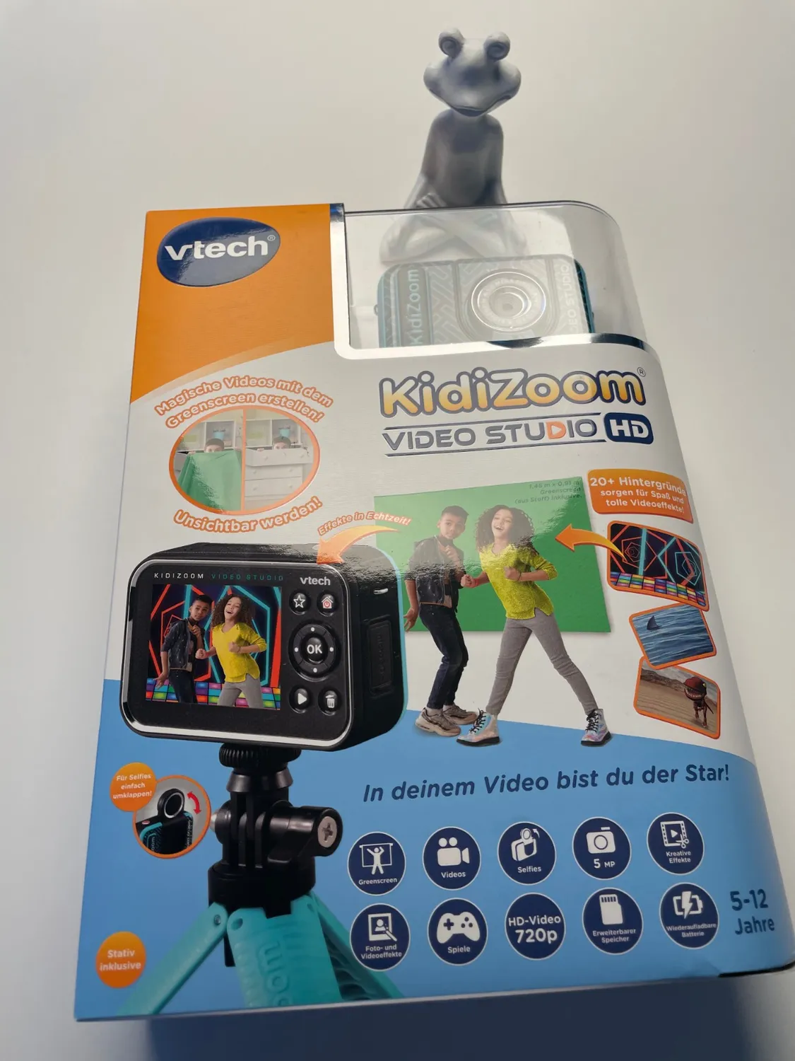 VTech Kidizoom Video Studio HD Kinderkamera blau mit Greenscreen
