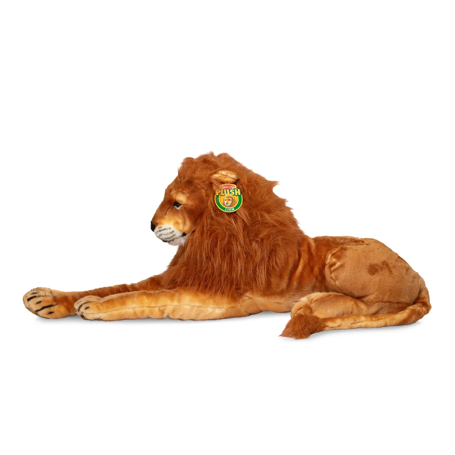 Melissa & Doug Lion Lifelike Plush Löwe Plüschtier Groß