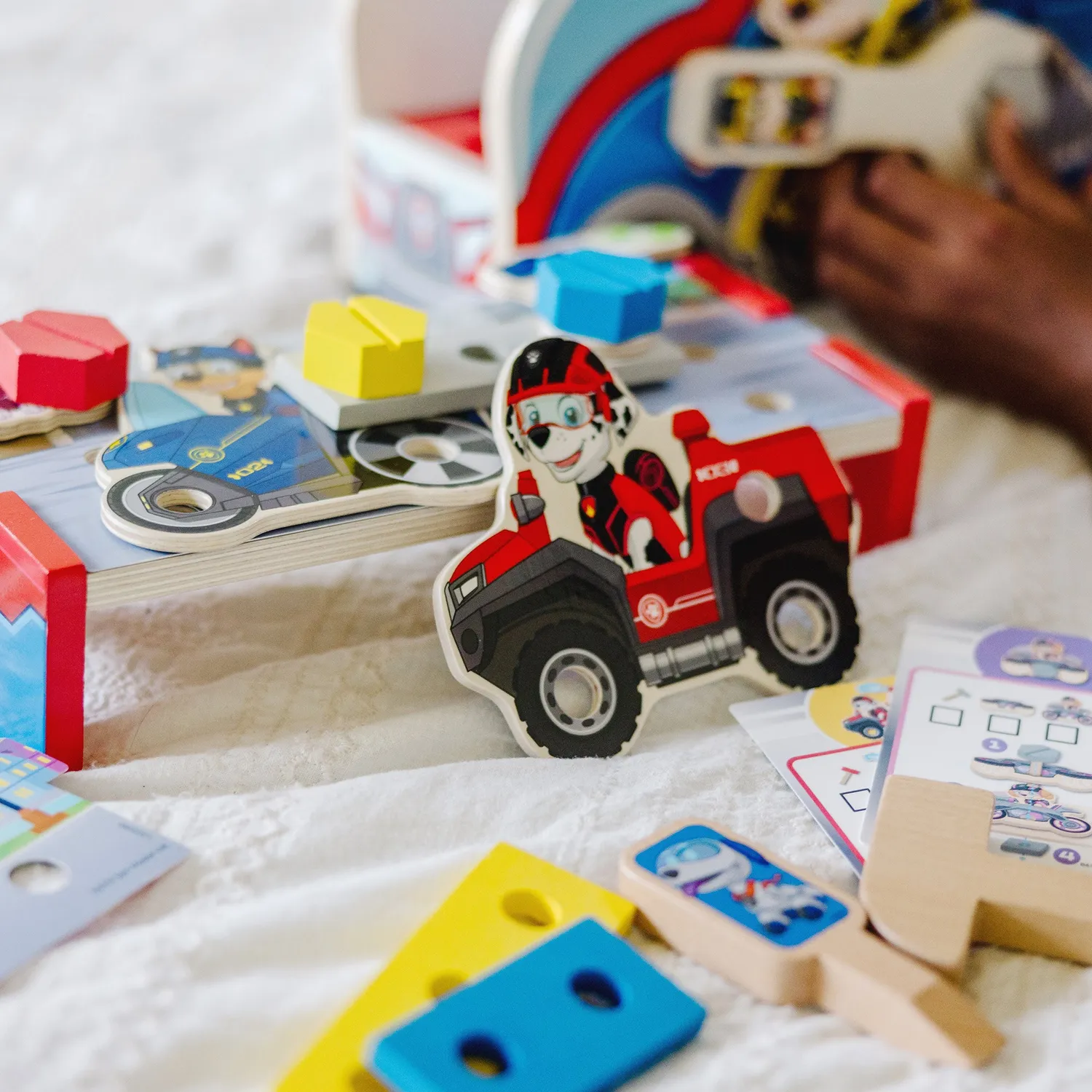 Melissa & Doug PAW Patrol Match Build Mission Cruiser Holz
