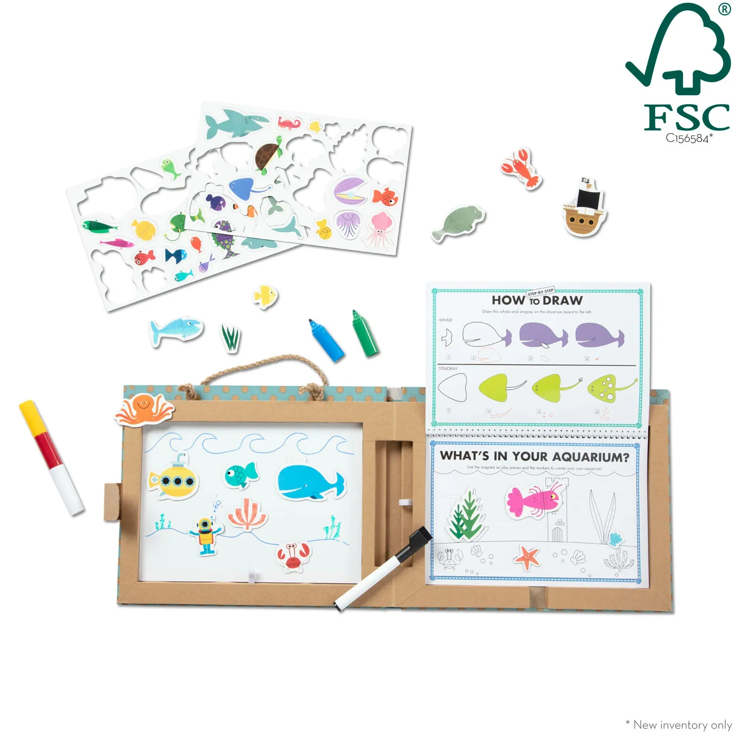 Melissa & Doug Natural Play Ozean Malset magnetisch