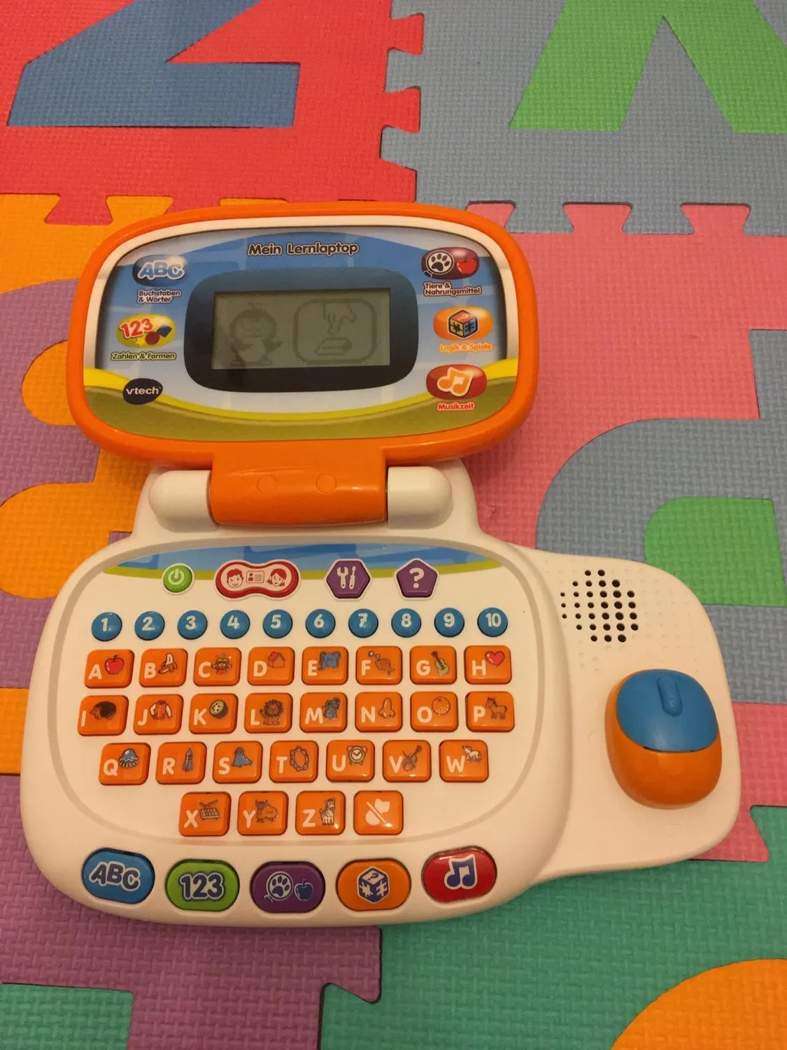 VTech Mein Lernlaptop Kinderlaptop Orange 30 Spiele
