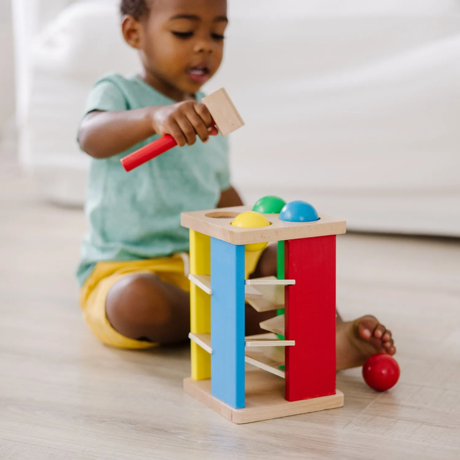 Melissa & Doug Pound & Roll Tower Kugelbahn Holz