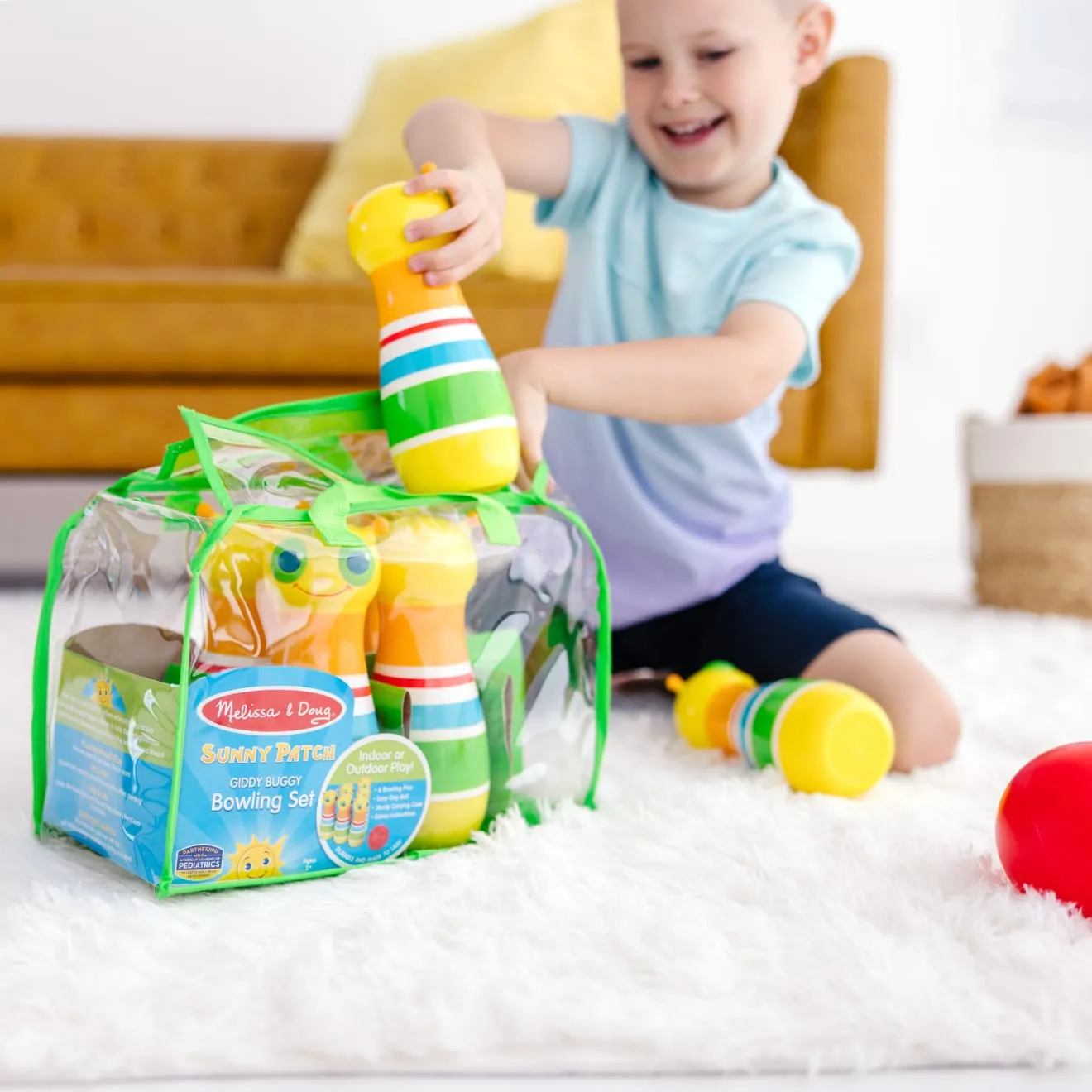 Melissa & Doug Giddy Buggy Bowling Set Kinder