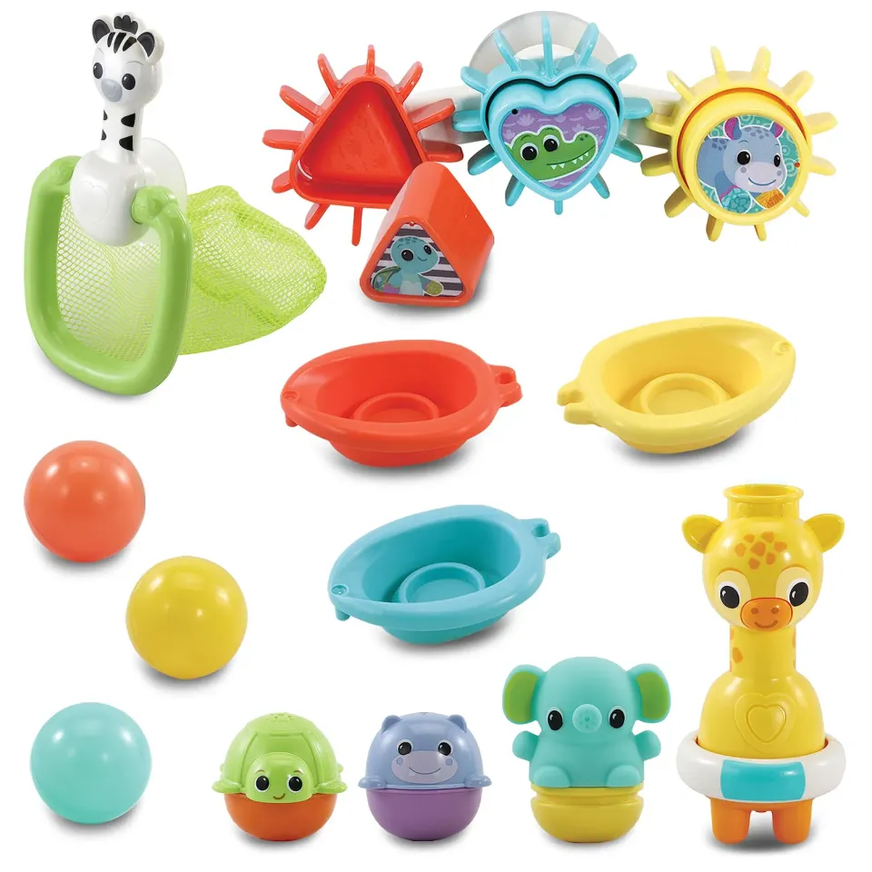 VTech Baby Badeset 6-teilig Badespielzeug mit 15 Elementen