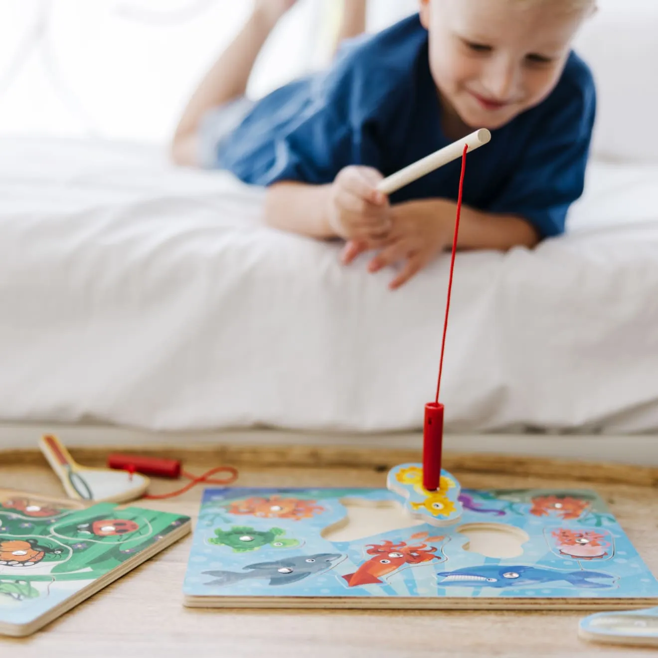 Melissa & Doug Bug-Catching Magnetpuzzle Insekten Holz 10-teilig
