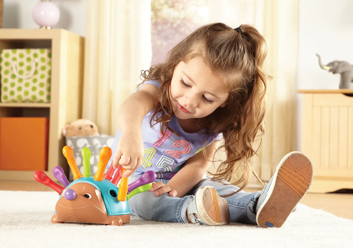 Learning Resources Spike der Igel Motorikspielzeug blau 12-teilig