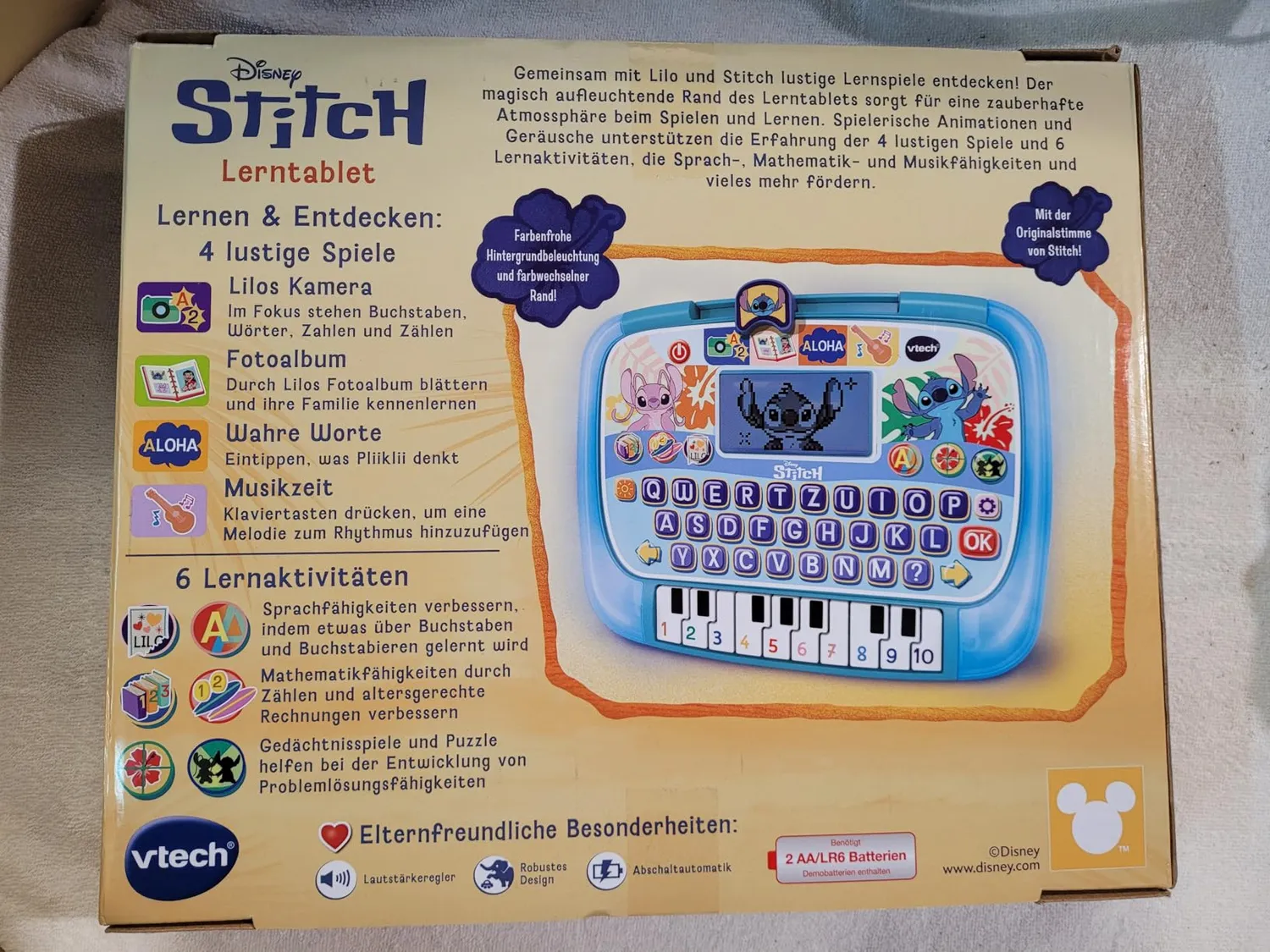 VTech Stitch Lerntablet 80-586104 Klavier 4-7 Jahre