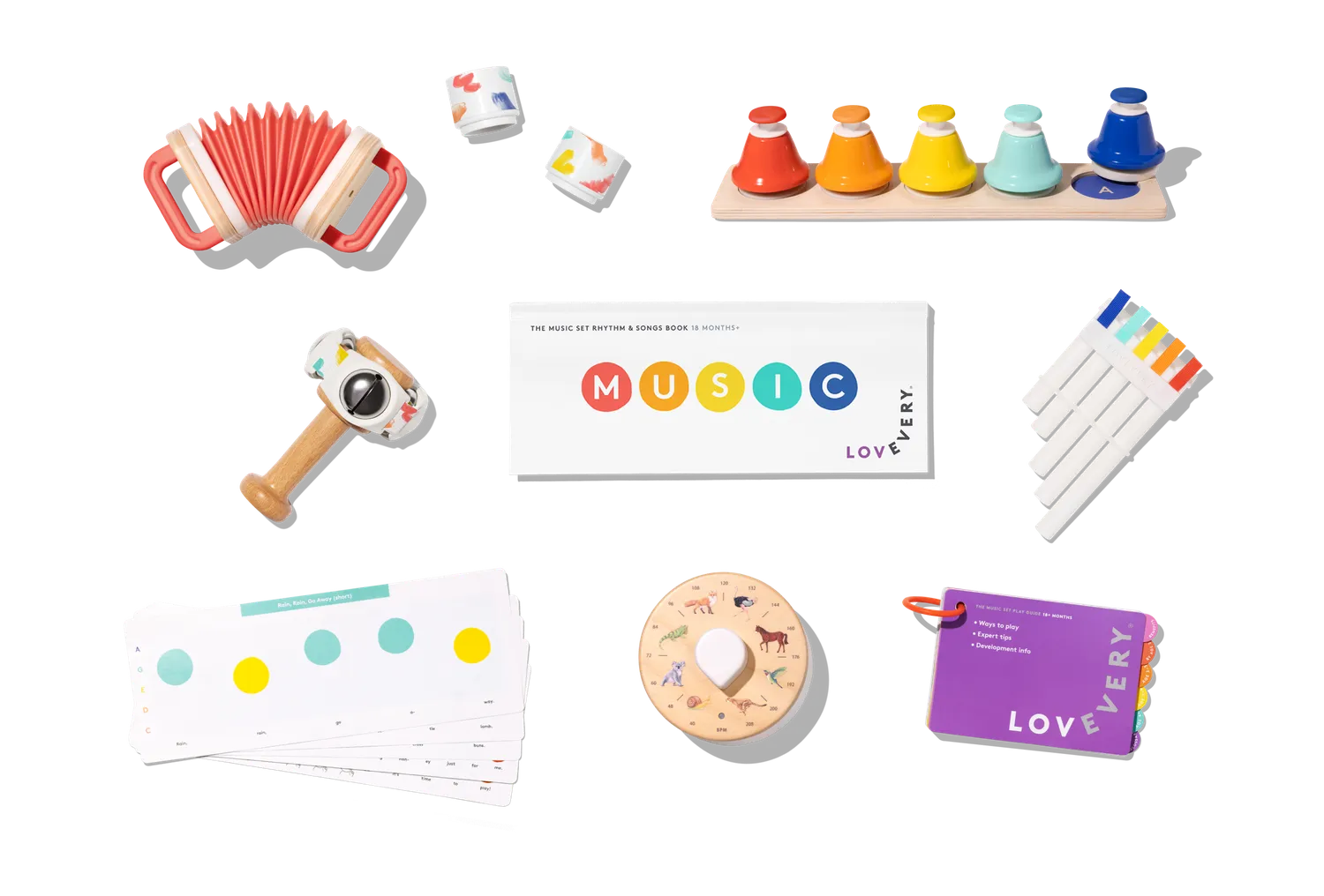 Lovevery Music Set Tier-Metronom Musikspielzeug