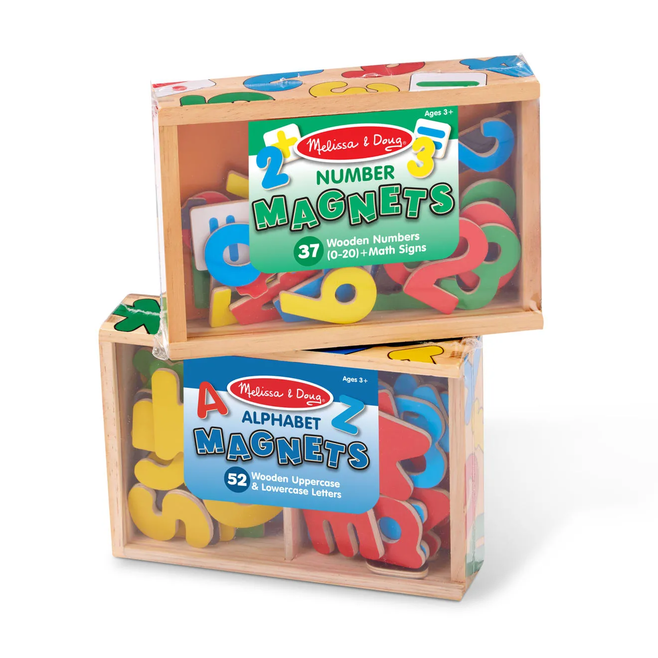 Melissa and Doug Magnetic Letters & Numbers Magnetbuchstaben Holz Set