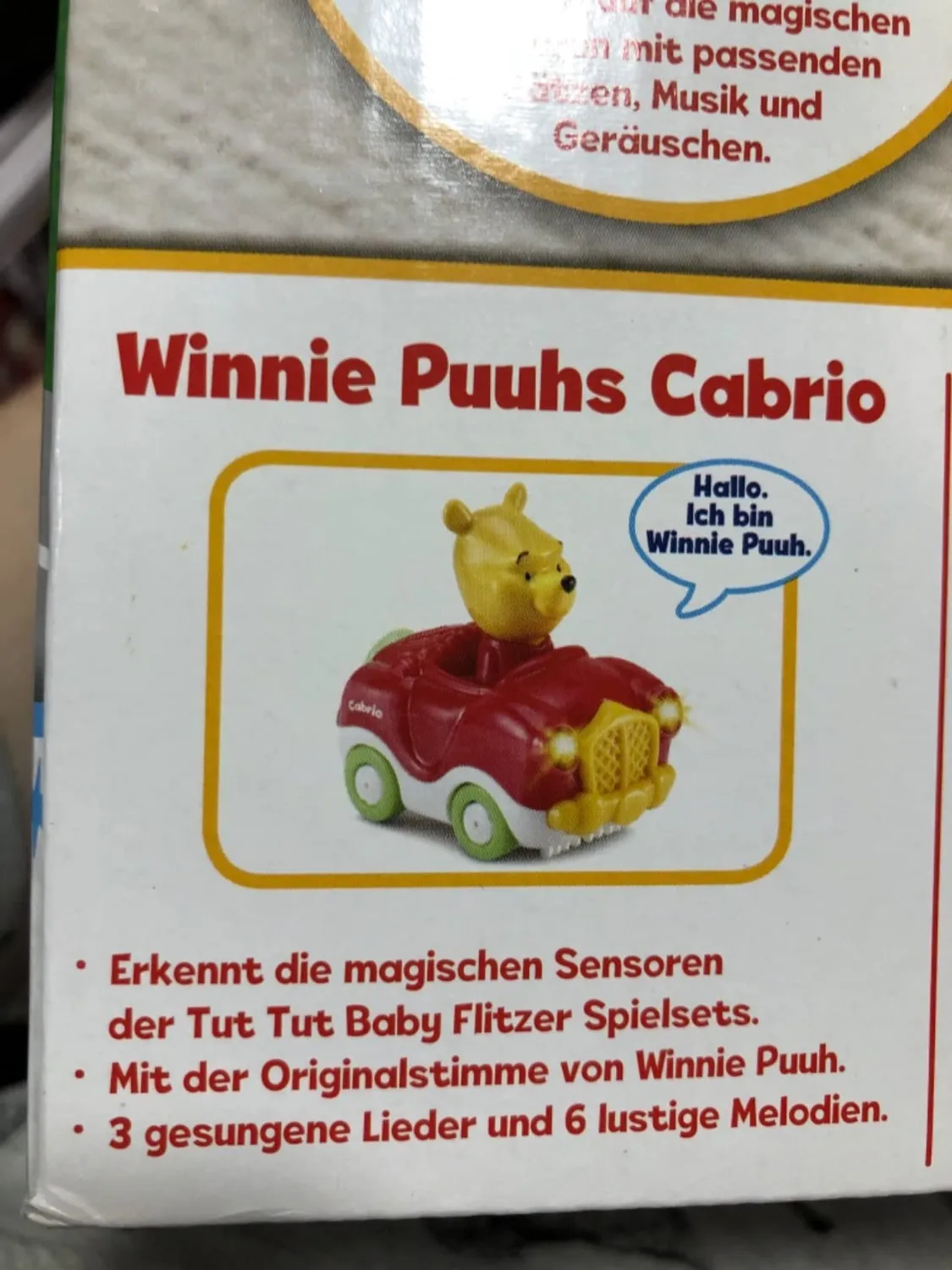 VTech Tut Tut Baby Flitzer Winnie Puuh Spielset Cabrio
