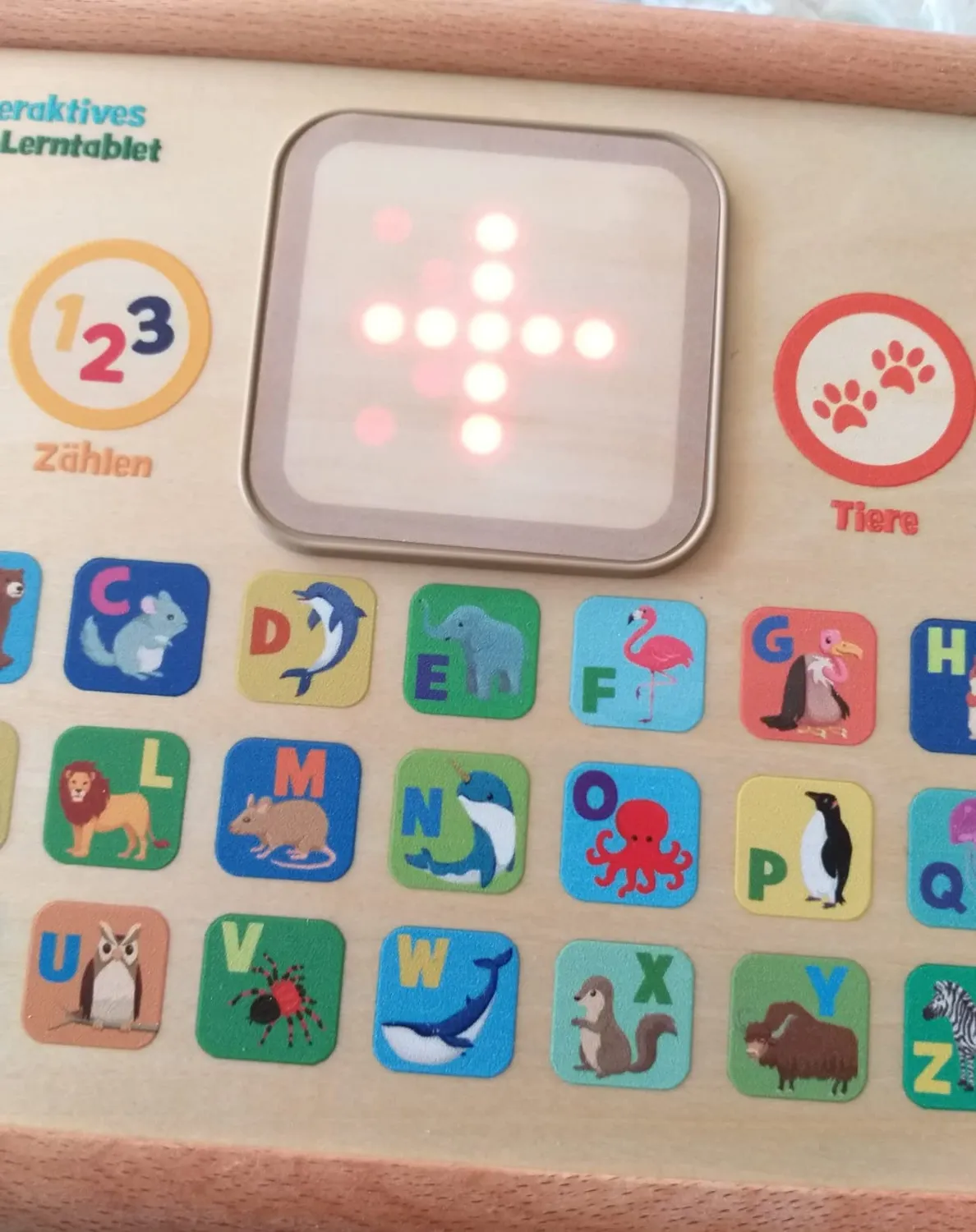 VTech Holz-Lerntablet interaktiv FSC ab 1 Jahr 26 Tasten