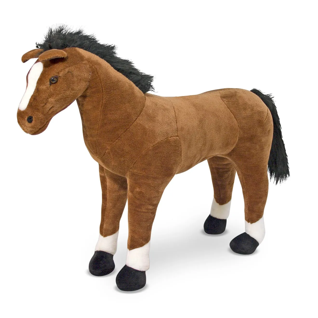 Melissa & Doug Horse Giant Plüschtier Pferd braun 76 cm