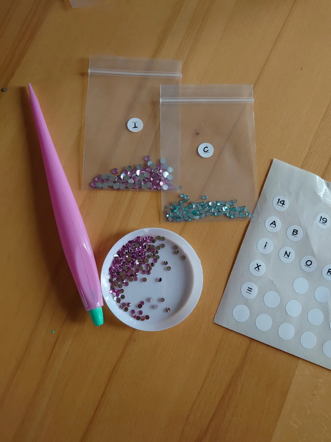 Buki Be Teens DP002 Glitzerbild Traditionell
