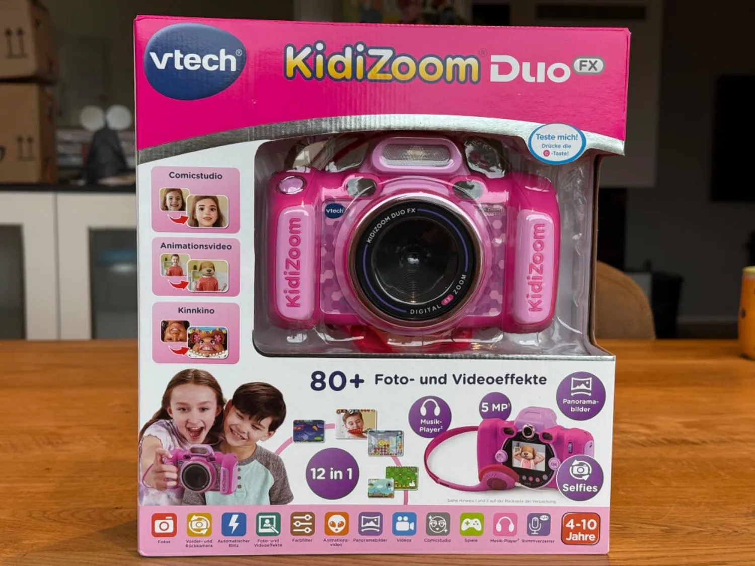 VTech KidiZoom Duo FX Kinderkamera Pink Doppel-Objektiv 5 MP
