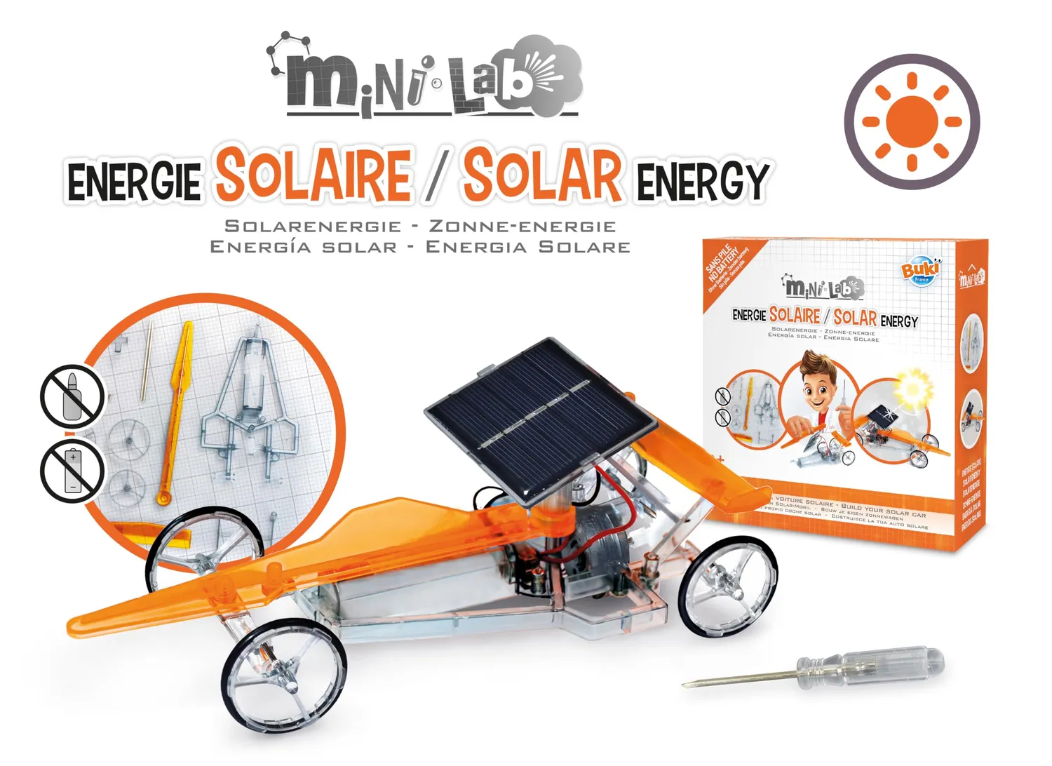 Buki France Mini Lab 3016 Solarenergie Auto