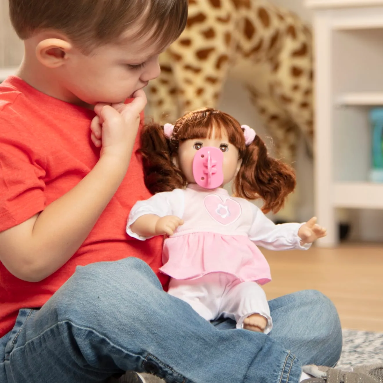 Melissa & Doug Mine to Love Brianna Puppe 30 cm